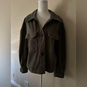 Anthropology Avec Les Filles corduroy shacket